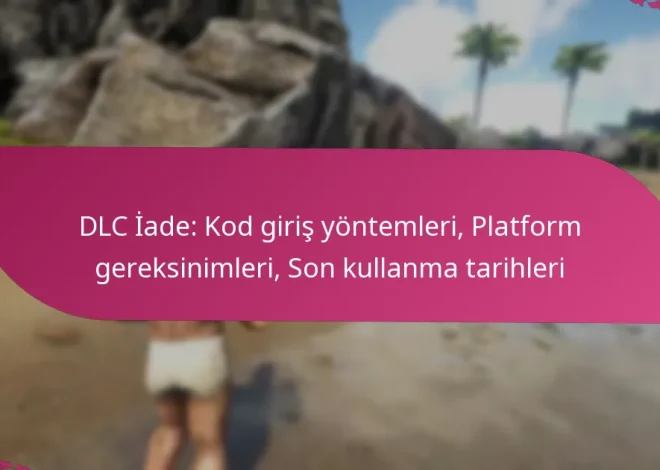 DLC İade: Kod giriş yöntemleri, Platform gereksinimleri, Son kullanma tarihleri