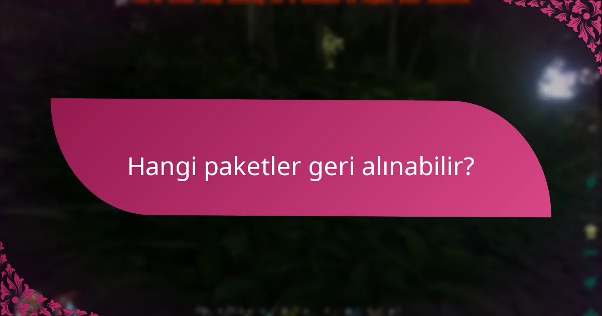 Paketlerimi nasıl talep edebilirim?