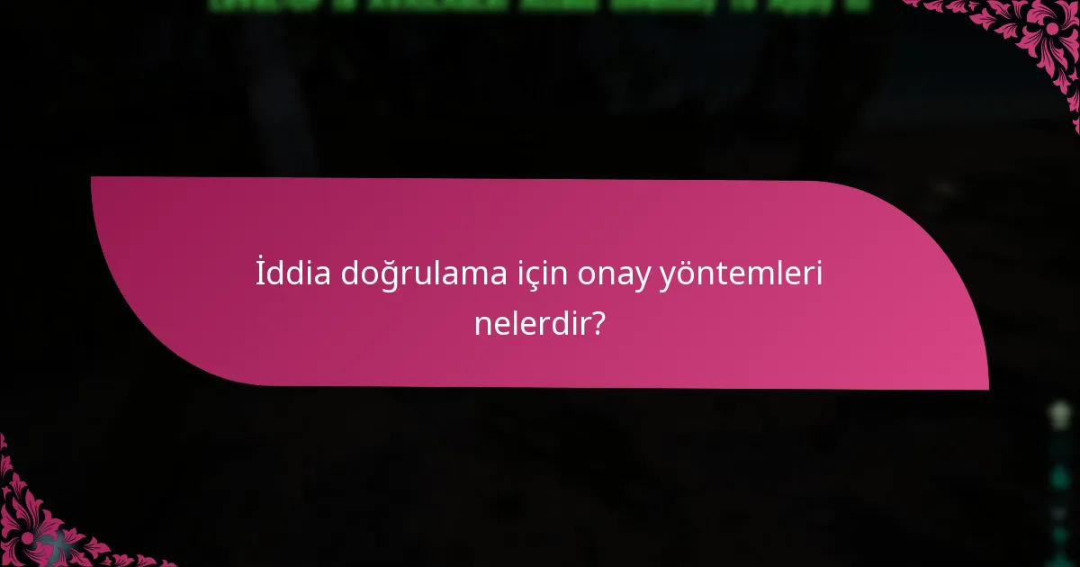 İddia doğrulama sırasında hangi sorun giderme adımlarını atabilirim?