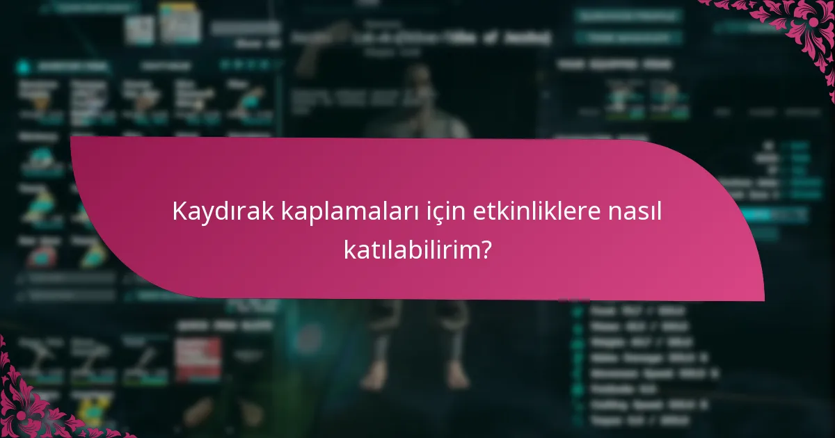 Kaydırak kaplamalarını talep etme süreci nedir?