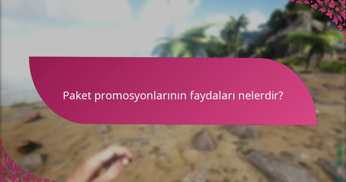 Paket promosyonlarının potansiyel riskleri nelerdir?